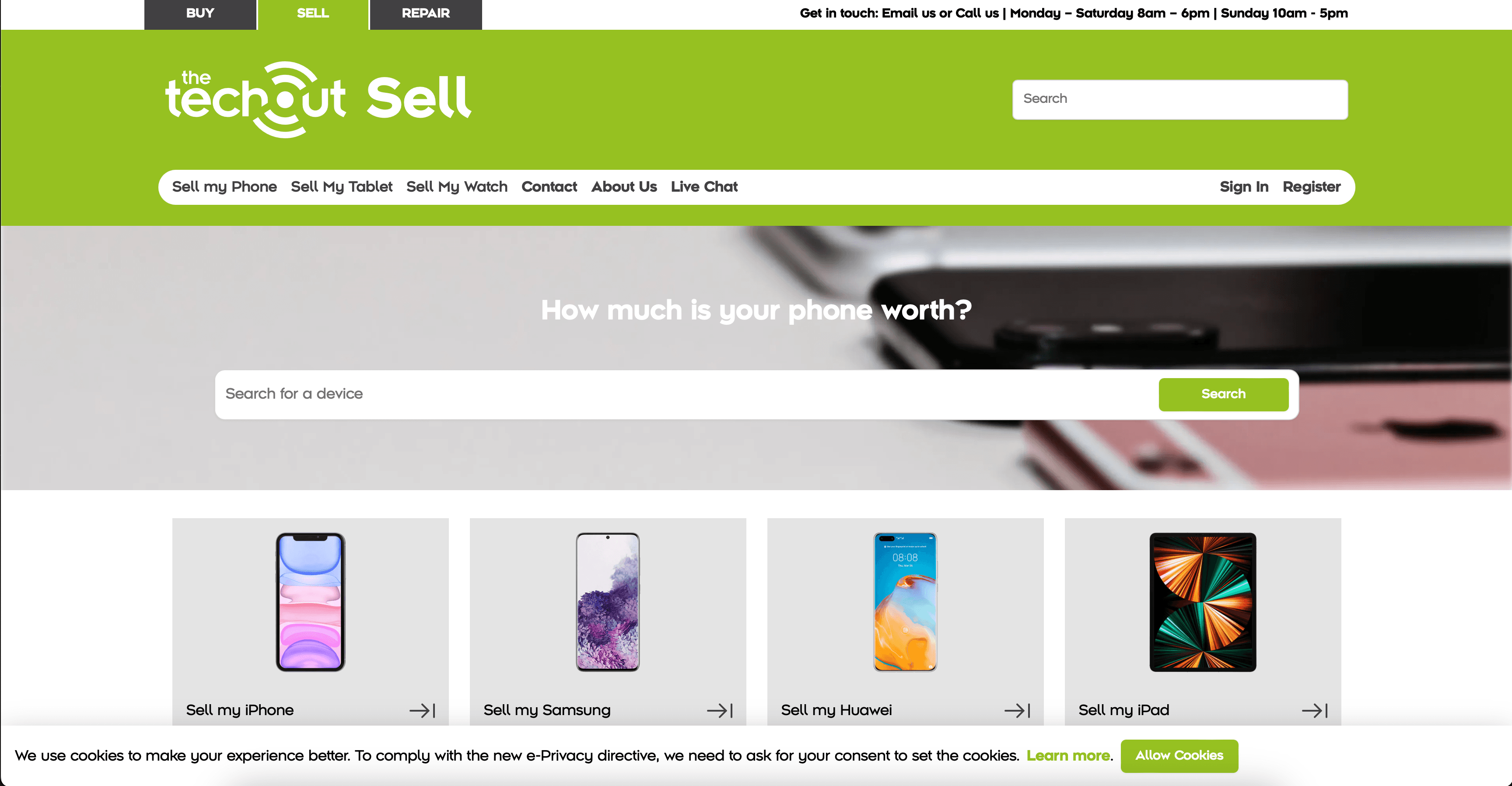 The Techout Recycling Website